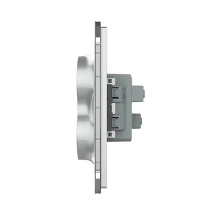 Livolo | Grijs | Dubbel Wandcontactdoos | 1 inbouwdoos Livolo Nederland B.V.