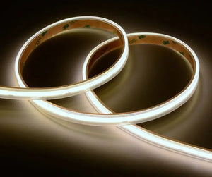 3 Meter | COB | Ledstrip | Helder wit | 8mm | Dimbaar | 24V- Female connector | IP67 Livolo Nederland