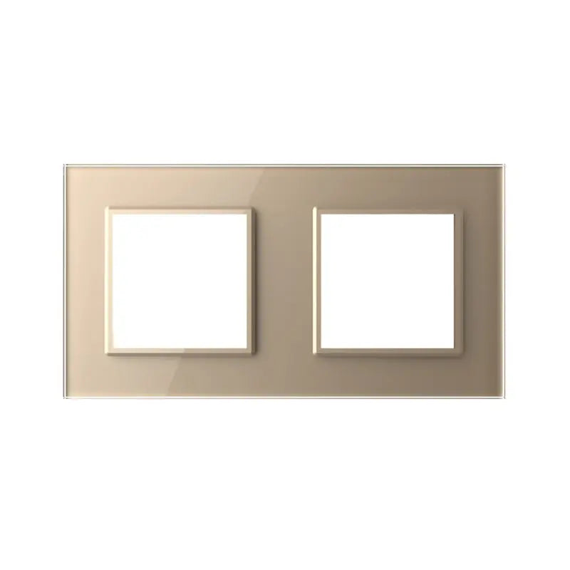 Construisez-le vous-même | Or | Cadre de couverture SR+SR Livolo Nederland B.V.