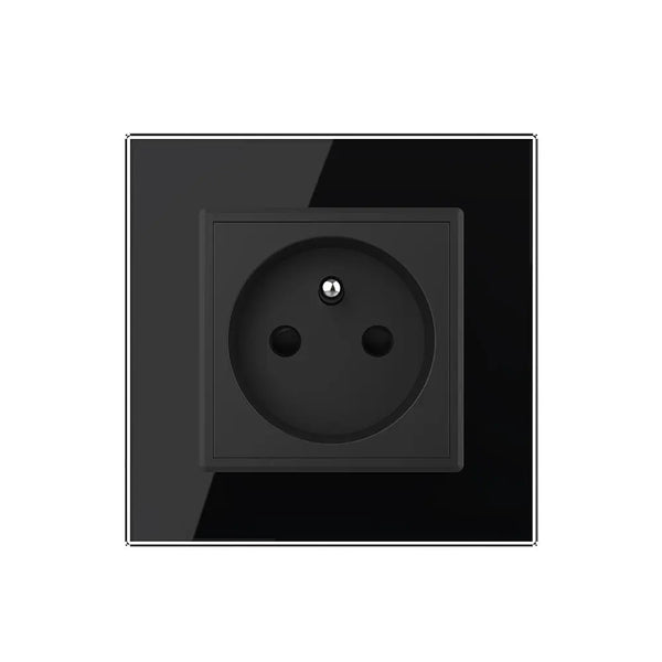 Livolo | Zwart | SR | Wandcontactdoos | Type FR Livolo Nederland