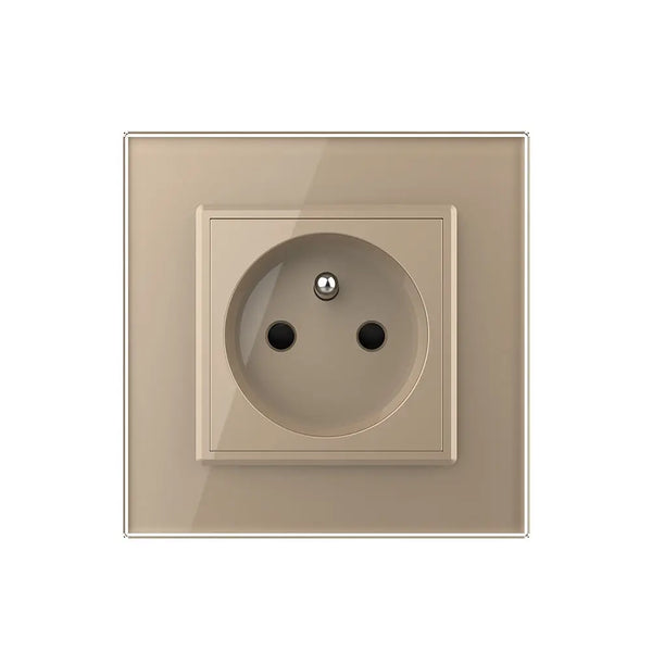 Livolo | Goud | SR | Wandcontactdoos | Type FR Livolo Nederland