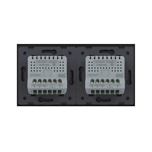 Livolo | Noir | 2+2 | Protection solaire | Commutateur Livolo Nederland B.V.