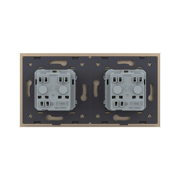Livolo | Goud | SR+SR | Wandcontactdoos | Type FR Livolo Nederland