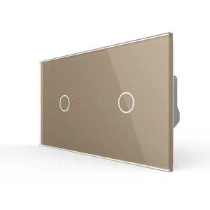 Livolo | Goud | 1+1 | Dimmer | Wisselschakelaar Livolo Nederland B.V.