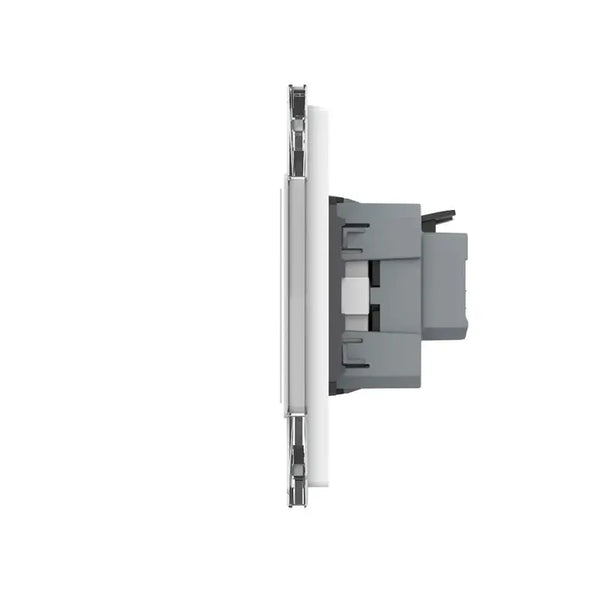 Livolo | Wit | SR+SR+SR | Wandcontactdoos | Chrome frame Livolo Nederland B.V.