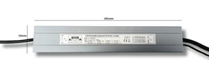Adapter | Dimbaar | EU stekker | 24V- Male connector | 150W | IP67 | COB Ledstrip Livolo Nederland B.V.