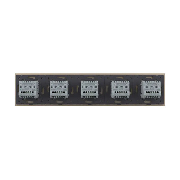 Livolo | Goud | 1+1+1+1+1 | Aan/Uit | Schakelaar | Smart Home Livolo Nederland B.V.