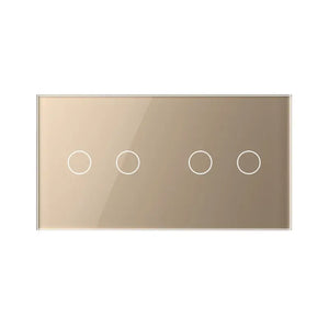 Livolo | Goud | 2+2 | Rolluik | Schakelaar Livolo Nederland B.V.