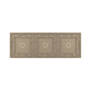 Livolo | Goud | 1+1+1 | Glasplaat | Touchschakelaar Livolo Nederland B.V.