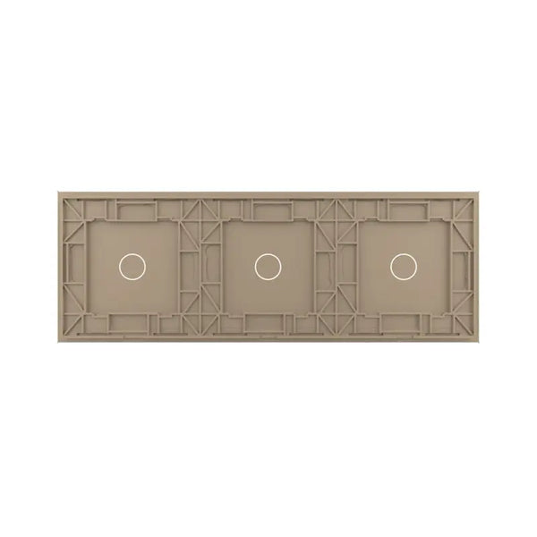 Livolo | Goud | 1+1+1 | Glasplaat | Touchschakelaar Livolo Nederland B.V.