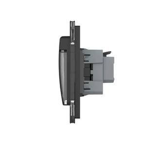 Livolo | Zwart | SR+SR | Wandcontactdoos | IP44 Livolo Nederland B.V.