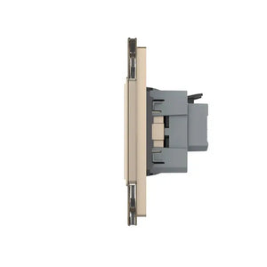 Livolo | Goud | SR+SR+SR | Wandcontactdoos Livolo Nederland B.V.
