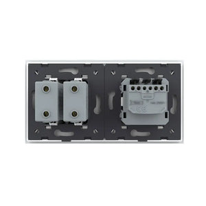 Livolo | Blanc | SR+SR | Prise murale | Chargeur USB + USB Livolo Nederland B.V.