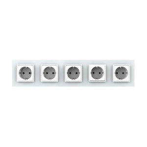 Livolo | Wit | SR+SR+SR+SR+SR | Wandcontactdoos Livolo Nederland B.V.