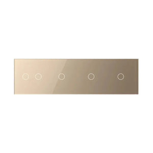 Livolo | Goud | 2+1+1+1 | Glasplaat | Touchschakelaar Livolo Nederland B.V.