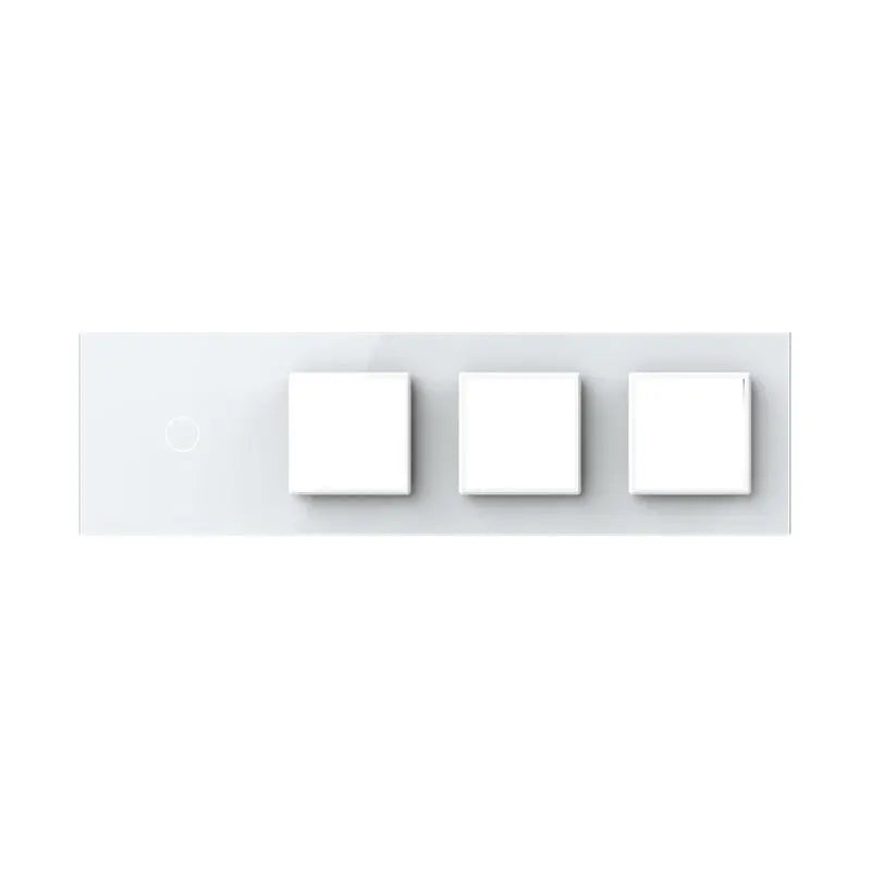 Construisez-le vous-même | Blanc | Cadre de recouvrement 1+SR+SR+SR Livolo Nederland B.V.