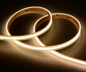 3 Meter | COB | Ledstrip | Warm wit | 10mm | Dimbaar | 24V- Female connector | IP67 Livolo Nederland