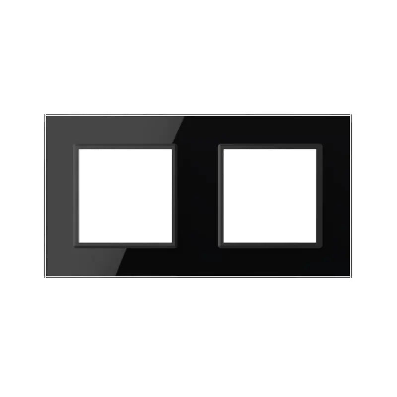 Construisez-le vous-même | Noir | Cadre de couverture SR+SR Livolo Nederland B.V.