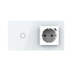 Livolo | Wit | 1+SR | Aan/Uit | Schakelaar | Wandcontactdoos + USB-C Oplader Livolo Nederland B.V.