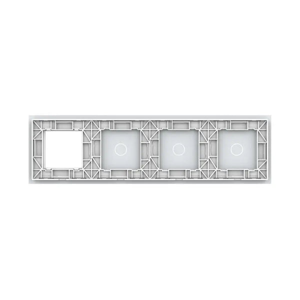 Livolo | Wit | 1+1+1+SR | Glasplaat | Combinatie Livolo Nederland B.V.