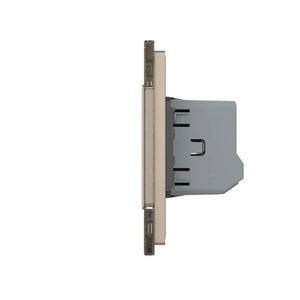 Livolo | Goud | SR+SR+SR+SR+SR | Slide-Dimmer | Wisselschakelaar | Smart Home Livolo Nederland B.V.