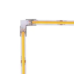 Koppelstuk | Vast | 90° graden | 8mm | 24V | COB ledstrip | IP20 Livolo Nederland