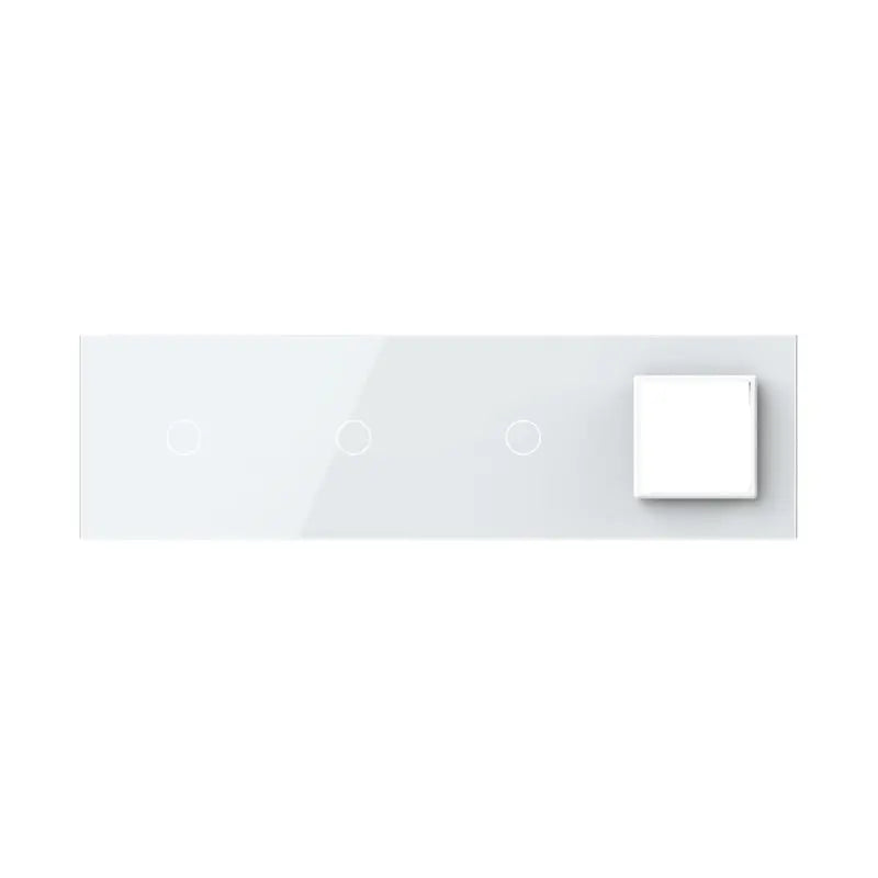 Construisez-le vous-même | Blanc | Cadre de recouvrement 1+1+1+SR Livolo Nederland B.V.