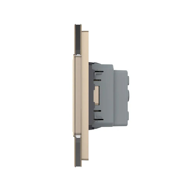 Livolo | Goud | SR+SR | Wandcontactdoos | Type FR Livolo Nederland