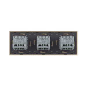 Livolo | Or | SR+SR+SR | Gradateur à glissière | Smart Home Livolo Nederland B.V.
