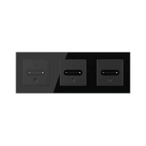 Livolo | Zwart | SR+SR+SR | Slide-Dimmer | Smart Home Livolo Nederland B.V.
