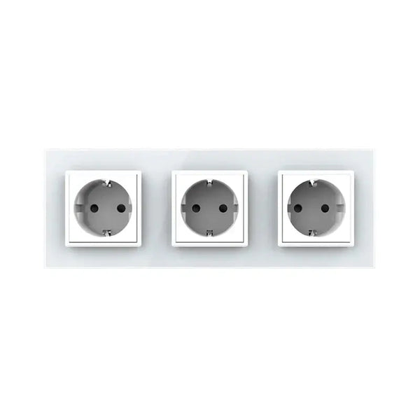 Livolo | Wit | SR+SR+SR | Wandcontactdoos Livolo Nederland B.V.