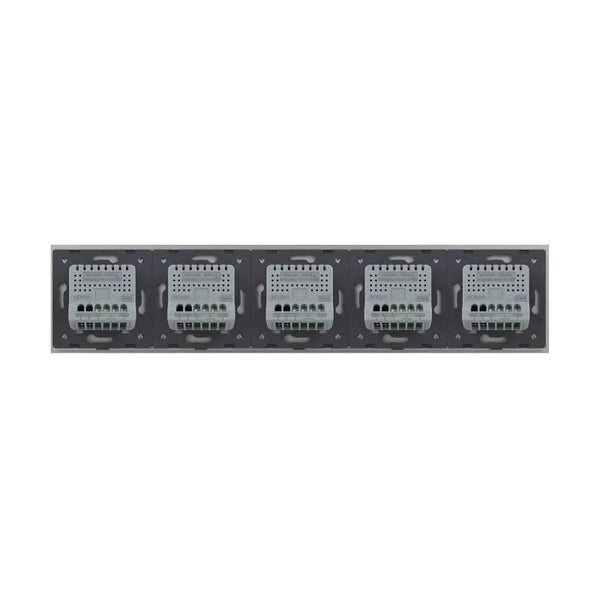 Livolo | Grijs | 1+1+1+1+1 | Dimmer | Wisselschakelaar | Smart Home Livolo Nederland B.V.