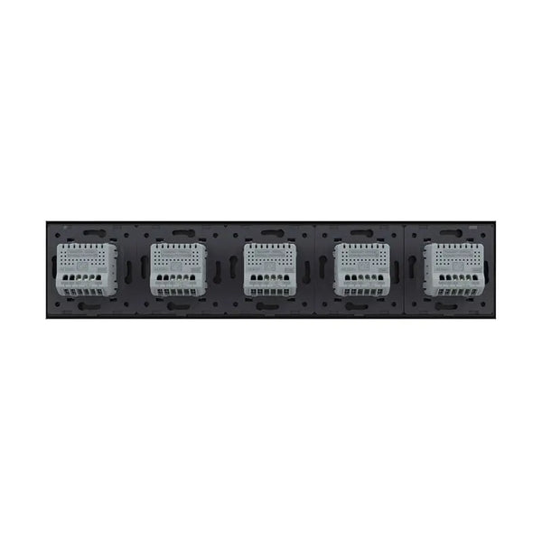 Livolo | Zwart | 1+1+1+1+1 | Aan/Uit | Schakelaar | Smart Home Livolo Nederland B.V.
