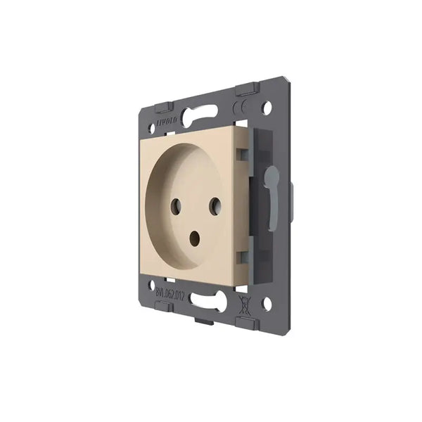 Livolo | Goud | SR | Module | Wandcontactdoos | Zonder randaarde Livolo Nederland BV