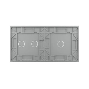 Livolo | Grijs | 2+1 | Glasplaat | Touchschakelaar Livolo Nederland B.V.