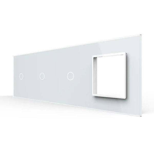 Livolo | Wit | 1+1+1+SR | Glasplaat | Combinatie Livolo Nederland B.V.