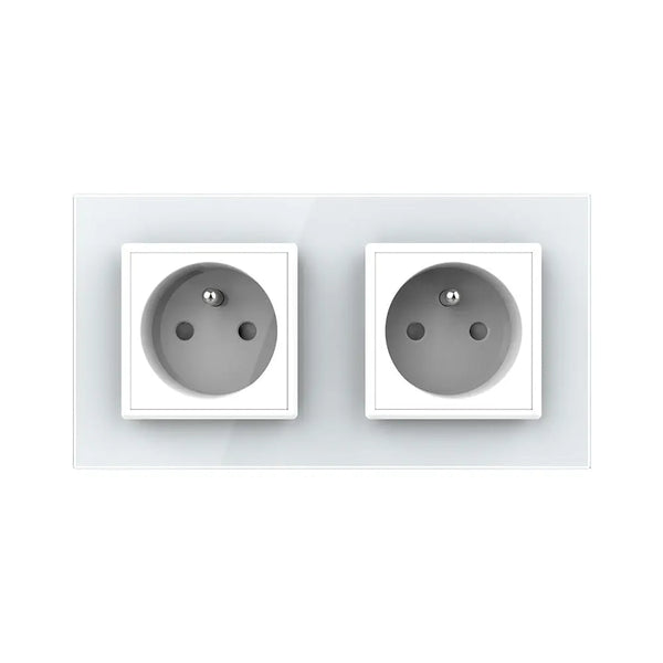 Livolo | Wit | SR+SR | Wandcontactdoos | Type FR Livolo Nederland