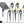 Ensemble de pot de jardin complet | Rechargeable - Plug de panneau solaire et lecture | 6 taches de jardin chaud / blanc