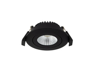 Inbouwspot | Zwart | 1 | Lage inbouwdiepte | IP54 | Kantelbaar | Ø 68mm Livolo Nederland B.V.