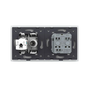 Livolo | Wit | SR+SR | Wandcontactdoos | TV | Netwerk | France Livolo Nederland B.V.