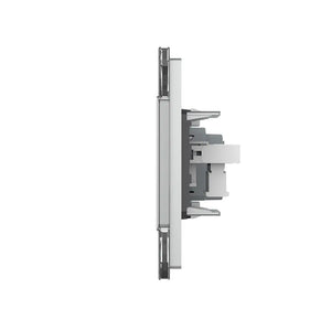 Livolo | Grijs | SR+SR | Wandcontactdoos | Telefoon | Blindplaat | France Livolo Nederland B.V.