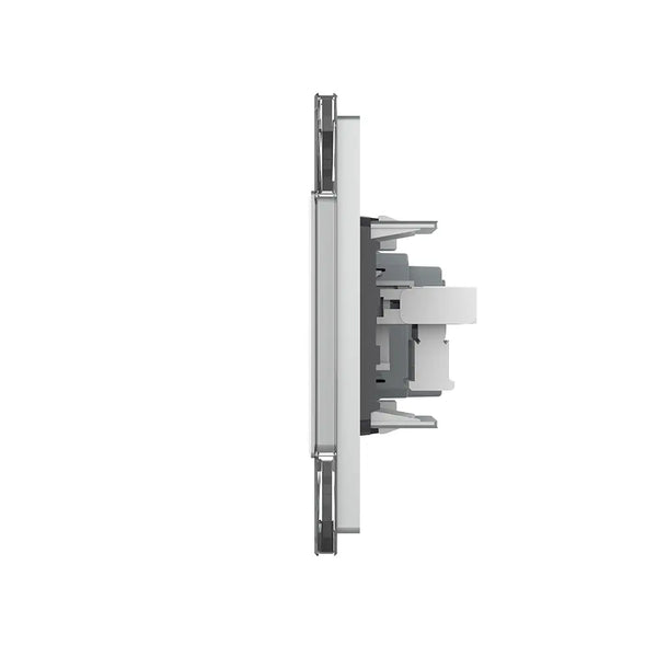 Livolo | Grijs | SR+SR | Wandcontactdoos | Telefoon | Blindplaat | France Livolo Nederland