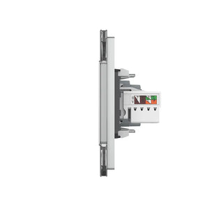 Livolo | Grijs | SR+SR | Wandcontactdoos | TV | Netwerk | France Livolo Nederland B.V.