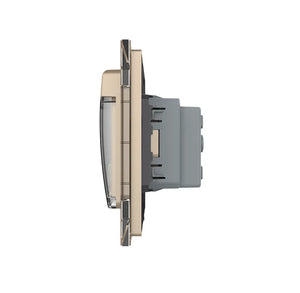 Livolo | Goud | SR | Wandcontactdoos | IP44 | France Livolo Nederland B.V.