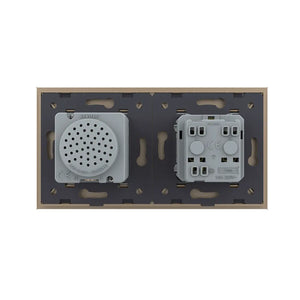 Livolo | Or | SR+SR | Prise murale | Haut-parleur Bluetooth | France Livolo Nederland B.V.