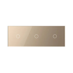Livolo | Goud | 1+1+1 | Aan/Uit | 12 of 24V DC | Schakelaar Livolo Nederland B.V.