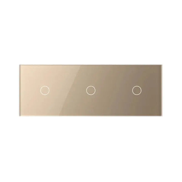 Livolo | Goud | 1+1+1 | Puls | 12 of 24V DC | Schakelaar Livolo Nederland B.V.