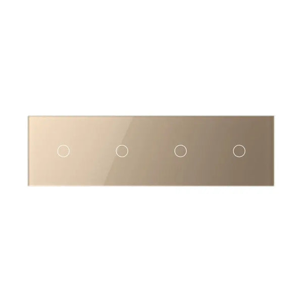Livolo | Goud | 1+1+1+1 | Puls | Schakelaar Livolo Nederland B.V.