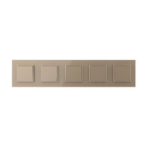 Livolo | Goud | 1+1+1+1+1 | Aan/Uit | Wipschakelaar Livolo Nederland B.V.