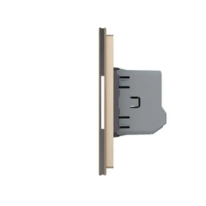 Livolo | Goud | 1+1+1+1+1 | Puls | Schakelaar Livolo Nederland B.V.